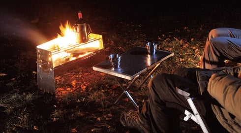 Uniflame Campfire table 耐熱不鏽鋼焚火桌